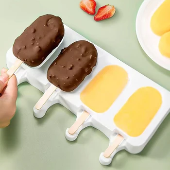 Silikon-Eisform, DIY-Silikonform, Fruchtsaft-Eisform, Popsicle-Form, Backen