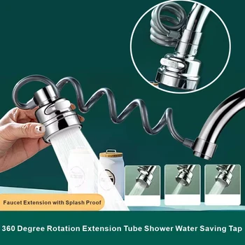 3 Modi Waschbecken Wasserhahn 360 Grad Rotation Filter Verlängerung Rohr Dusche Wasser Sparen Wasserhahn