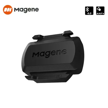 Magene Trittfrequenzsensor Geschwindigkeit S3+ Tachometer ANT+ Bluetooth-Computer kompatibel mit Garmin IGP