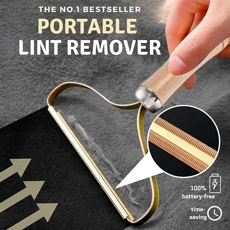 Tragbare Lint Remover Pet Haarentferner Pinsel Manuelle Lint – Bild 3