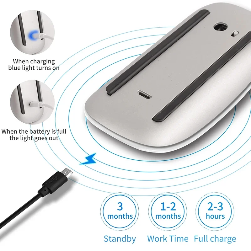 NEUE HEIßE Bluetooth Maus Drahtlose Ultra-dünne – Bild 5