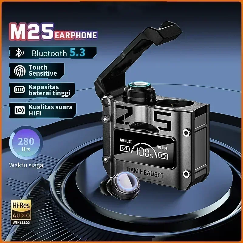 Neue Original M25 Bluetooth 5,3 TWS Drahtlose Kopfhörer mit – Bild 2