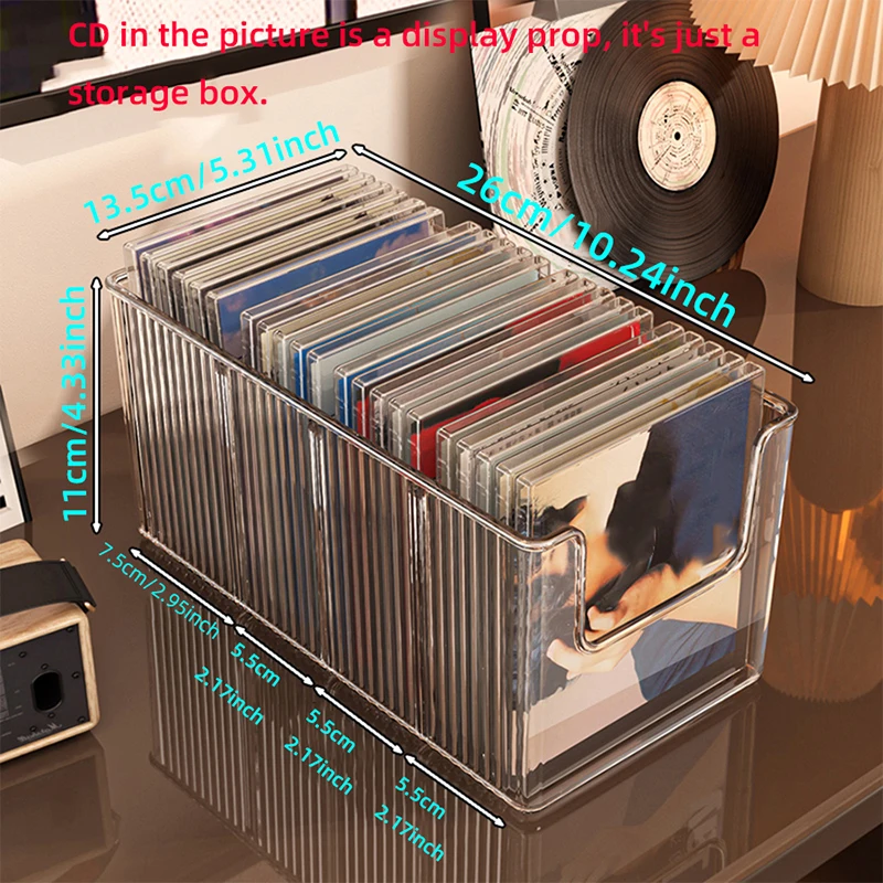 Neue CD Disc Rack Desktop Disc Schwarz Schallplatte – Bild 6