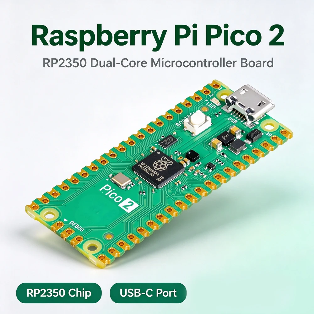 Raspberry Pi Pico 2 / Pico 2 W, RP2350, 4 MB Flash