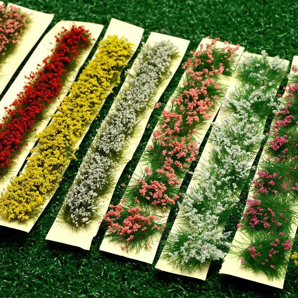 1Set Miniatur Blume Cluster Garten Decor DIY Gras Büschel
