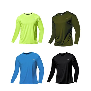 Schnell trocknendes, atmungsaktives T-Shirt, Sport-Tops, Trainingskleidung, Langarm-T-Shirt für Herren
