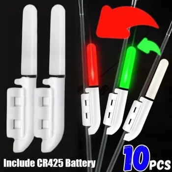 LED Abnehmbare Wasserdichte Angeln Elektronische Angelrute Leuchtende Licht mit CR425 Batterie Float Tackle