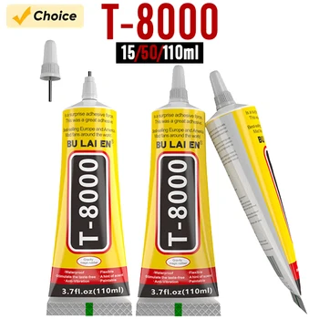 15/50/110 ml transparenter T8000-Kleber, Kontaktkleber für Telefonreparatur, Schmuck, Handwerk, elektronische