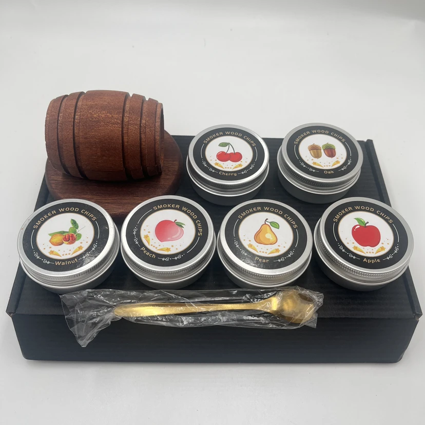 4/6 Geschmacksrichtungen Whiskey Smoker Kit Klassisches
