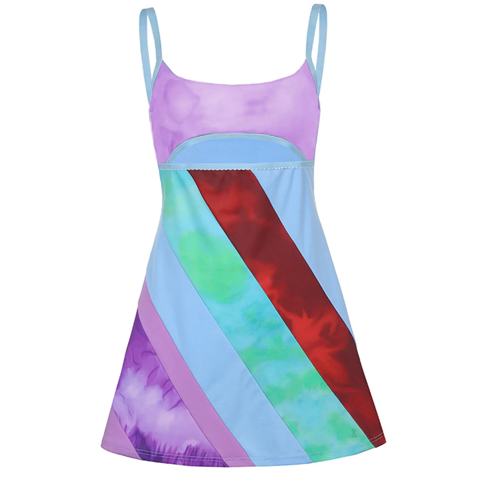 2024 Neues Damen-Kleid, lässig, süß, mit Hosenträgern