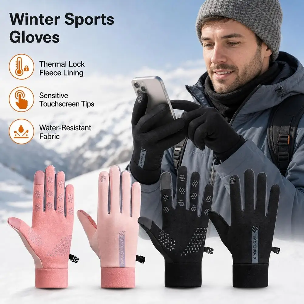 Winter-Touchscreen-Handschuhe für Damen und Herren, mit – Bild 5