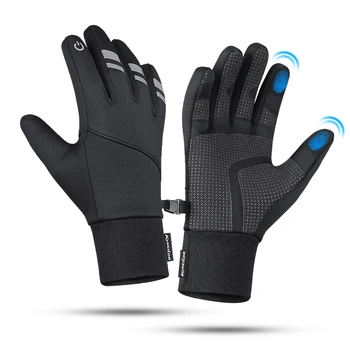 Touchscreen-Winterhandschuhe für Damen und Herren, rutschfeste Handschuhe mit vollen Fingern