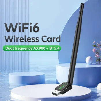 WiFi 6 900 Mbit/s Bluetooth 5.4+ WiFi USB Wireless-Netzwerkkartenadapter (2,4 G + 5 GHz)