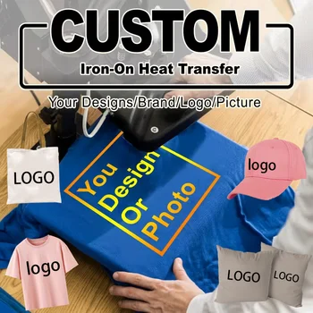 DTF Wärmeübertragungsdruck Individuelles Logo oder Fotodruck Bild Aufbügelpapier DIY T-Shirt Tasche (10 Stück)