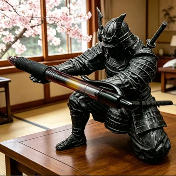 Kreativer Samurai-Stifthalter Japanischer Krieger Stiftständer 3D-Gedruckter Schreibwaren-Organizer