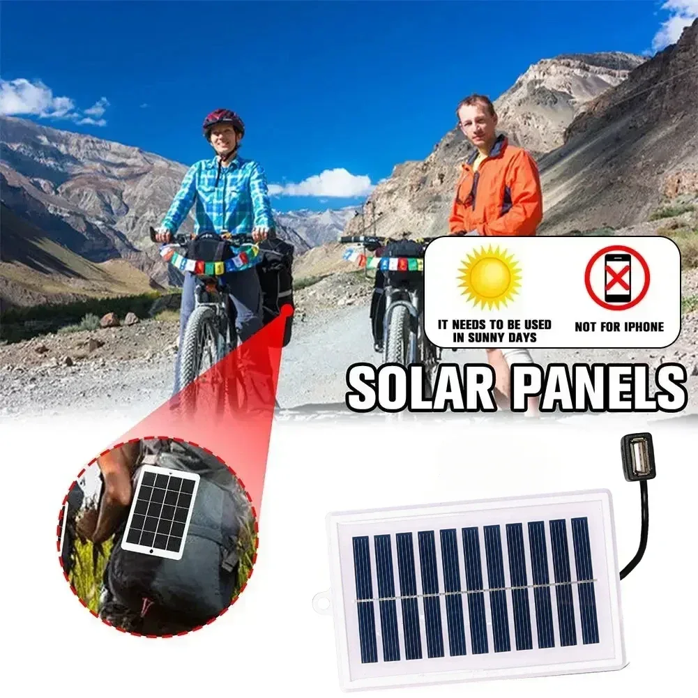 Tragbares Solar-Ladegerät mit USB-Ausgang, 1 oder 2 Stück – Bild 3
