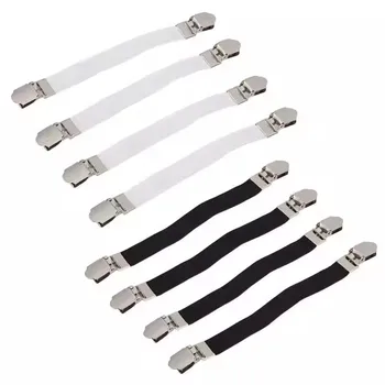 Verstellbare Bettlakenbefestigungen, Riemen, elastische Matratzenbezug, Eckhalter, Clip, Greifer (4 Stück)