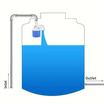 Vollautomatisches Schwimmerventil zur Wasserstandskontrolle, Mini-Schwimmerventil mit automatischer