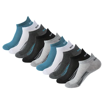 5/10 Paar Baumwolle Herren Kurze Socken Crew Knöchel Atmungsaktives Mesh Sport Casual Damen Sommer Low-Cut