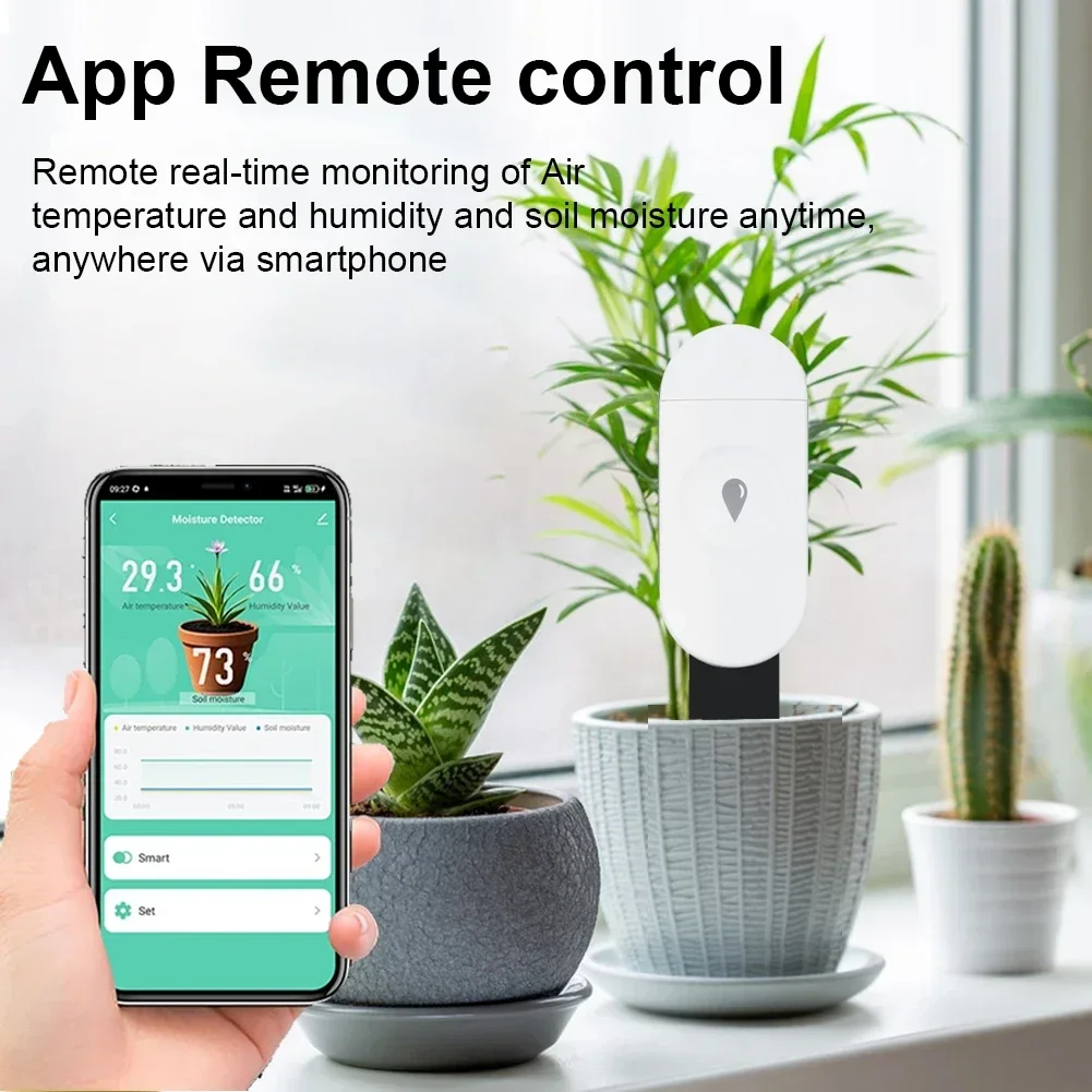 Tuya Zigbee Temperatur Feuchtigkeit Feuchtigkeit Detektor – Bild 5