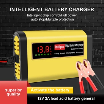 3-stufige Blei-Säure-AGM-GEL-Batterieladegeräte Autobatterie-Ladegerät Autozubehör