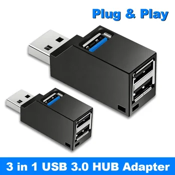 3-in-1 USB-Hub USB 3.0 Adapter USB-Dockingstation USB-Splitter Erweiterung OTG-Adapter 5Gbps