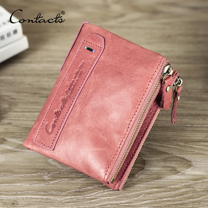 CONTACT'S Fashion Echtes Leder Frauen Brieftasche Bifold – Bild 6