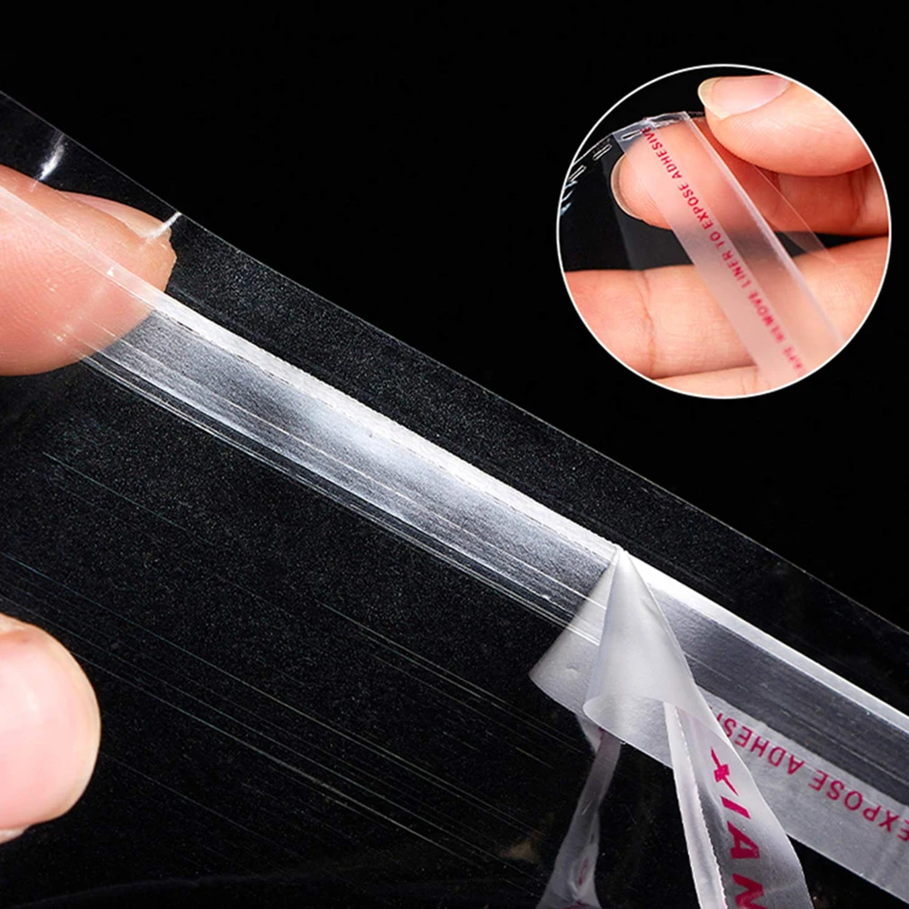 1000–100 Stück OPP selbstklebende durchsichtige Plastiktüten – Bild 2