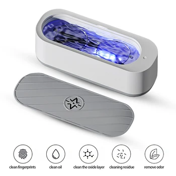 Ultraschall-Reinigungsgerät USB-Aufladbar oder Batteriebetrieben Hochfrequenz-Vibrationsreiniger für Schmuck