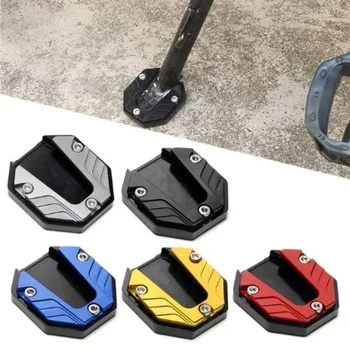 Motorrad Fahrrad Parkplatz Ständer Extender Fuß Seite Stehen Pad Unterstützung Platte Motorrad Zubehör