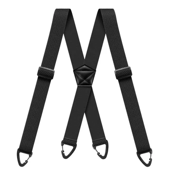 Versteckte Hosenträger für Herren, 1,6 Zoll breit, elastisch, verstellbare Arbeits-Hosenträger, robust, mit 4