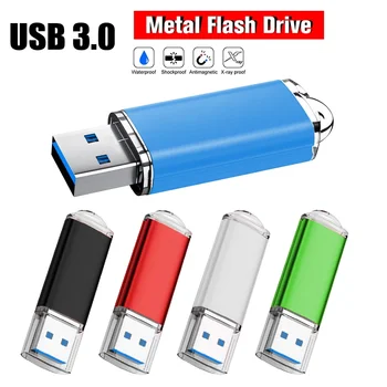 3.0 USB-Stick 64 GB Metall-Stick geeignet für Computer mit 8 GB 16 GB 32 GB 128 GB Flash-Karten