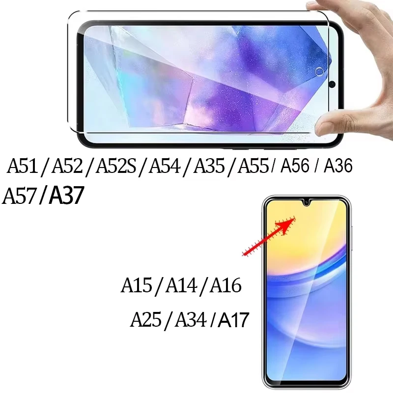 9H Displayschutzfolie für Samsung A15 A16 A56 A36 A17 A14 A25 – Bild 4