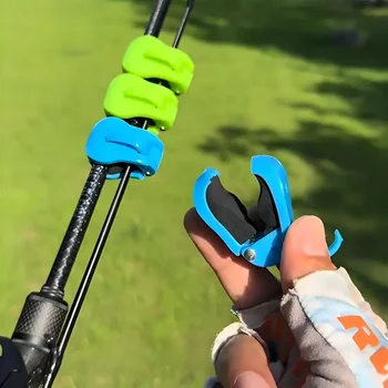 Schnell befestigter Angelruten-Clip - werkzeugloser 1-Handhalter für 2-teilige Süßwasserruten (2 Stück)