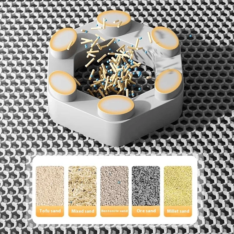 Premium große Katzenstreumatte, 90 x 60 cm, wasserdicht – Bild 3