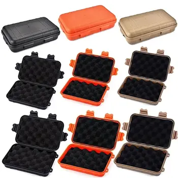 S/M/L Größe Reise-Aufbewahrungsbox, Plastik-Versiegelte Überlebensbox, Wasserdichter Outdoor-Camping-Behälter