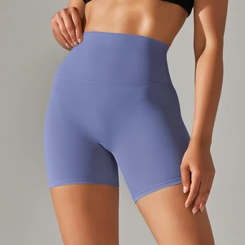 Frauen Sport Kurze Yoga Legging Shorts Squat Proof Hohe Taille Fitness Enge Shorts Schnell Trocknend Radfahren
