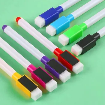 Magnetischer löschbarer Whiteboard-Stift, Farboptionen, Tafel, Notizen, Nummerierung, Schreibwaren, Büro