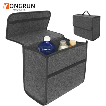 Auto Lagerung Filz Box Für Dunkelgrau Anti Slip Lagerung Werkzeuge Handtücher Auto Zubehör Universal Faltbare