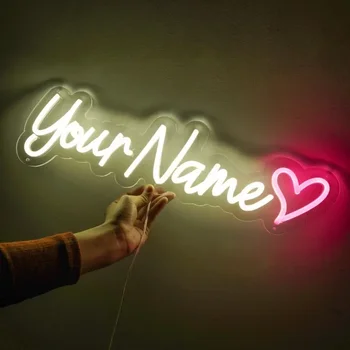 Benutzerdefinierte Name Neon Zeichen personalisierte Led Neon Zeichen Nachtlicht Geburtstag Hochzeit Zeichen
