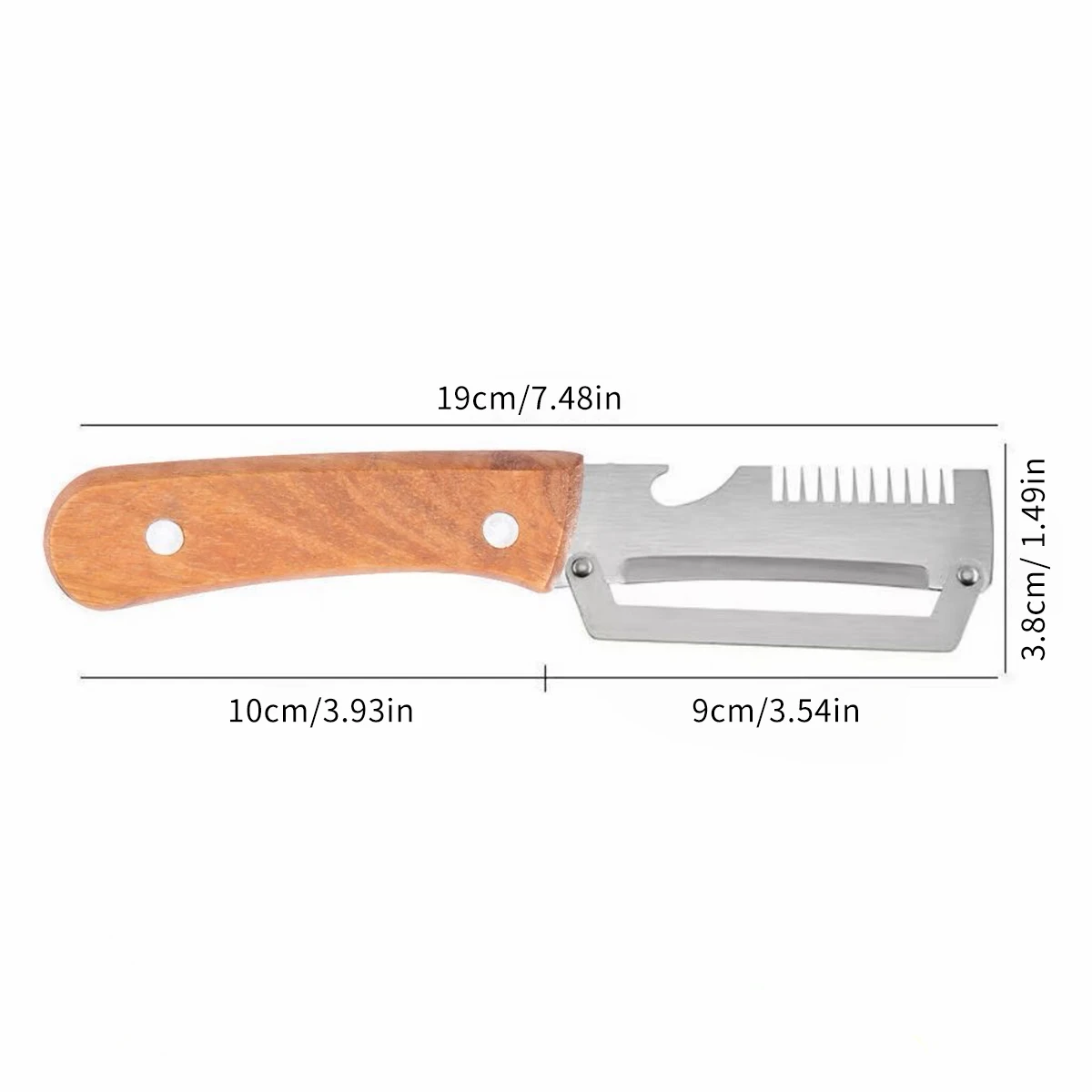 Multifunktionaler 3-in-1 Edelstahl-Schäler Gemüse- & – Bild 6