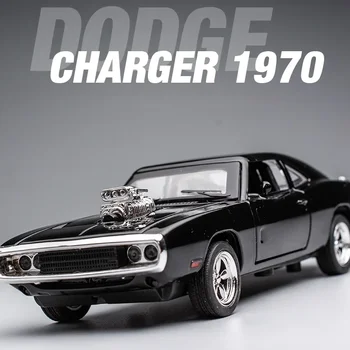 1:32 Simulation 1970 Dodge Charger Legierung Sportwagen Modell Sound Licht Zurückziehen Luxus Auto kinder