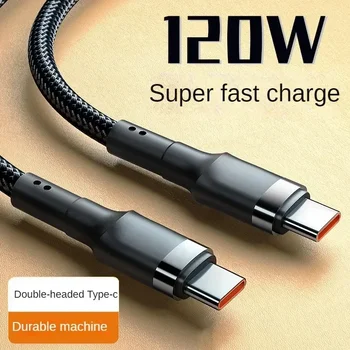 PD 120 W Super Lade Für Samsung S24 S23 USB C ZU USB Typ C Kabel Für iPhone 15 Plus pro Max Xiaomi 11 4,0