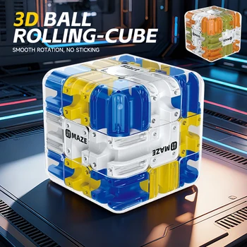 3D Labyrinth Zauberwürfel Zappeln Spielzeug Kinder Labyrinth Kreative Puzzle Intelligenz Cube Logisches Denken