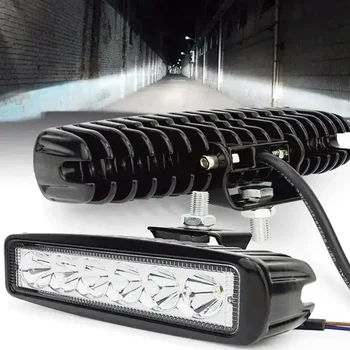 18w 6 LED Auto Arbeits licht hoch hell Scheinwerfer Universal Offroad Auto LKW fahren Nebel Scheinwerfer drl