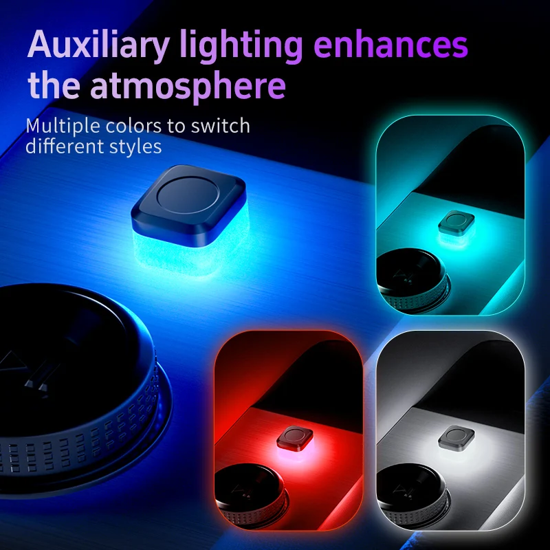 1x Auto USB Led Licht stimmung lampe Plug & Play Universal – Bild 2