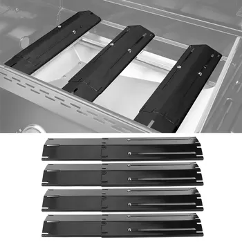 2/4 paar Einstellbare Grill Wärme Platte Schild Wärme Zelt Ersatz Teile Für BBQ Gas Grill Wärme Platte Schild