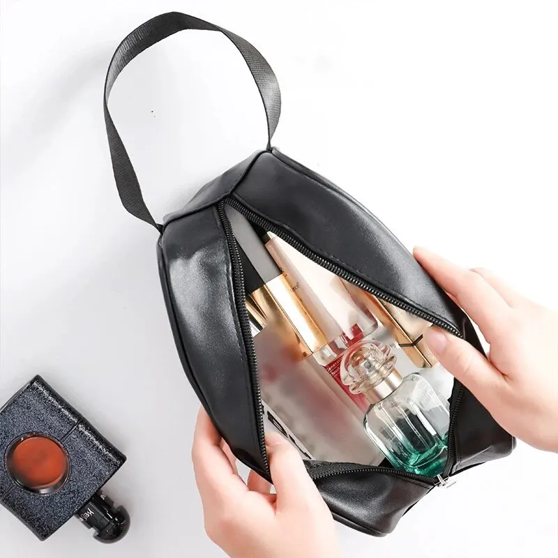 1 Stück PU Transparente Dreiteilige Kosmetik- und – Bild 6