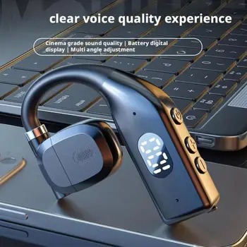 Bluetooth 5.4 Kabellose Kopfhörer mit Ohrbügel-Design und Mikrofon, Gaming-Headset mit Geräuschunterdrückung