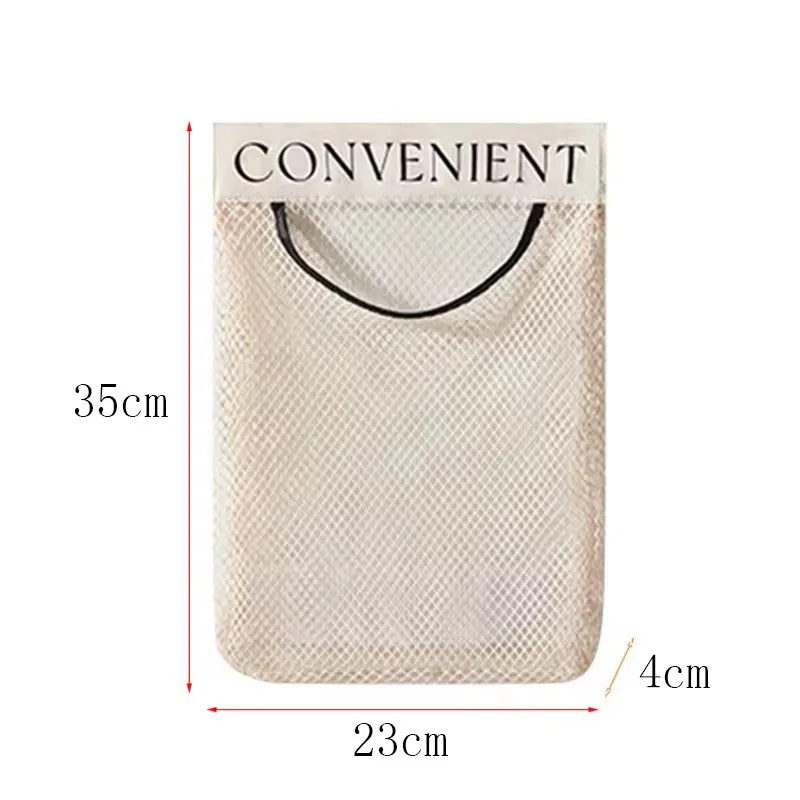 Wand Halterung Mesh Lagerung Tasche Müll Tasche Halter – Bild 6
